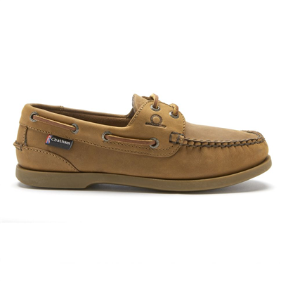 Chatham Ladies Deck II G2 Leather Boat Shoes - Walnut